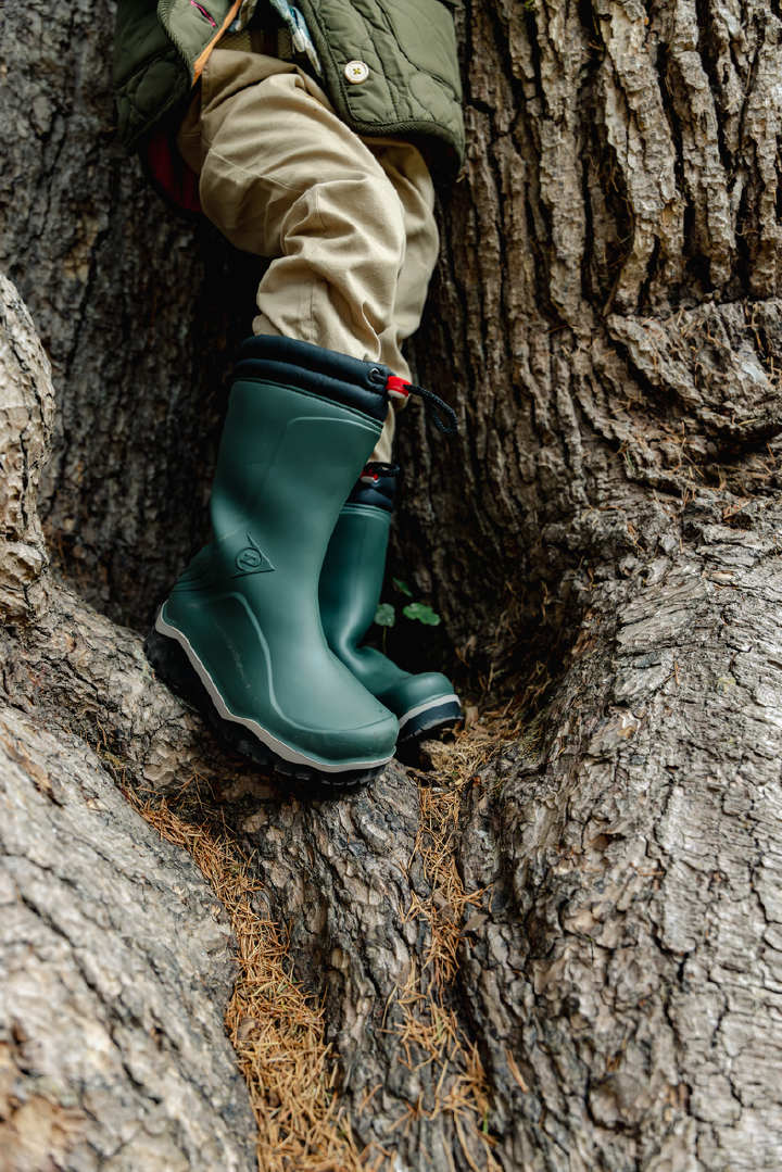 DUNLOP Gefütterter Kinder Winter-Gummistiefel Blizzard Heritage